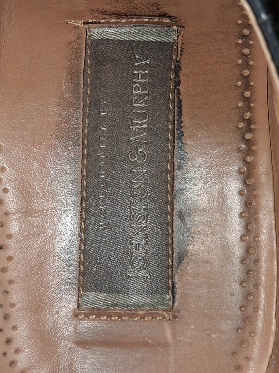 Johnston & Murphy Heritage Oxford Dress Shoes. Brown & Black Leather, size 10.5 main image 9
